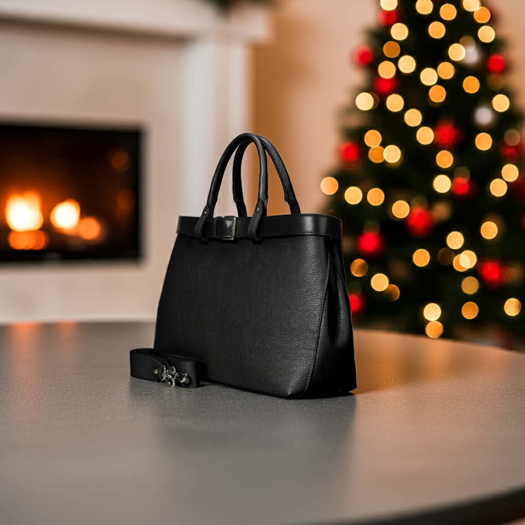 Lisa Dei valódi olasz bőr clutch táska
