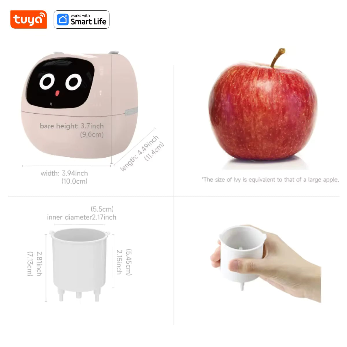Ivy Intelligens önöntöző virágcserép