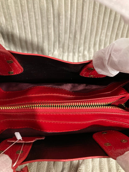 Prémium valódi bőr női válltáska krokodilmintás - borvörös