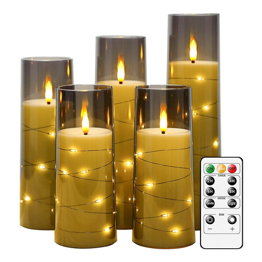 Led gyertya szett