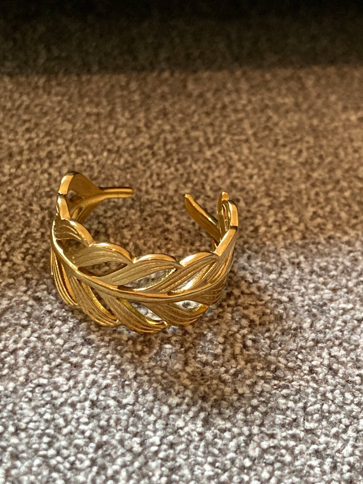 Nemesacél nyitott gyűrű