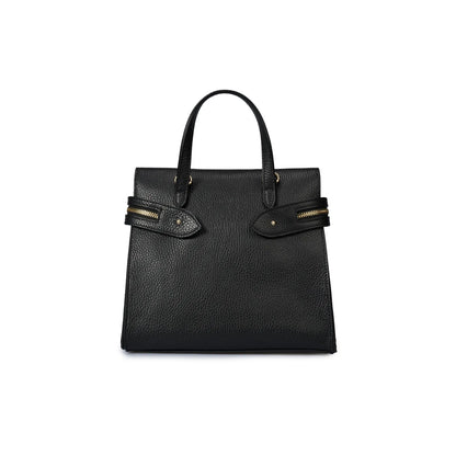Lisa Dei Fekete női bőr clutch táska – Made in Italy